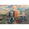 Ewood Park Stadium 'Going to the Match' Fine Art Print - Blackburn Rovers FC